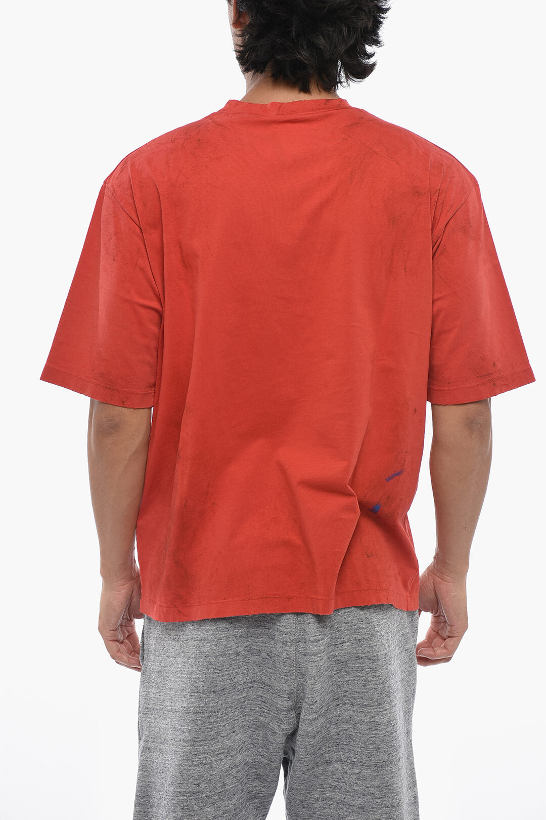 Dsquared2 0550~Cotton Crewneck T-Shirt With Front Logo, view 2