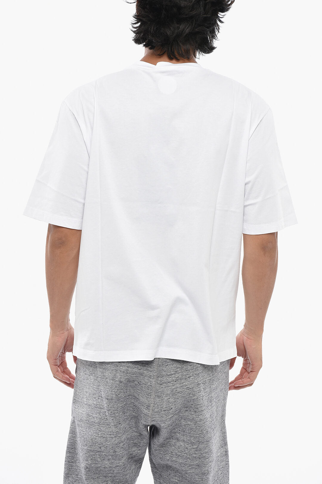 Dsquared2 0550~MAGLIANO Cotton Crewneck T-Shirt With Contrast Print