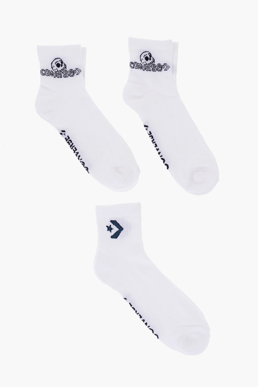 Converse 0550~Two-Tone Embroidered Socks