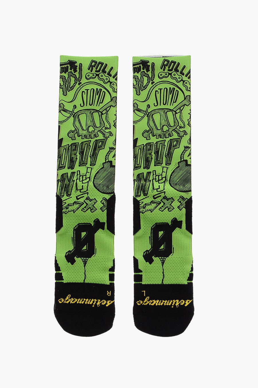 Scrimmage 0850~All-Over Printed Socks STOMP