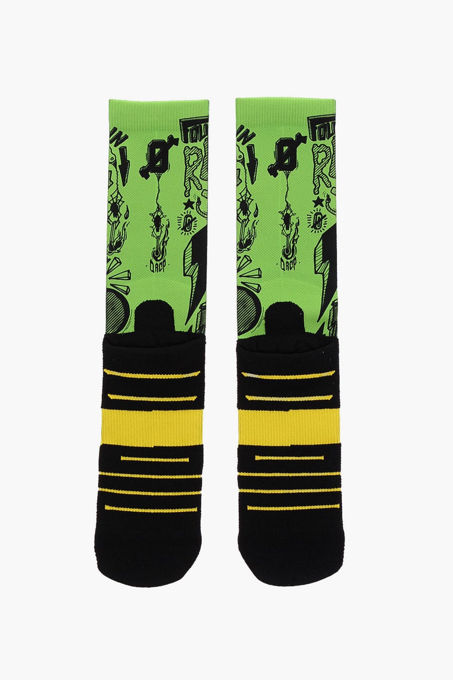 Scrimmage 0850~All-Over Printed Socks STOMP, view 2