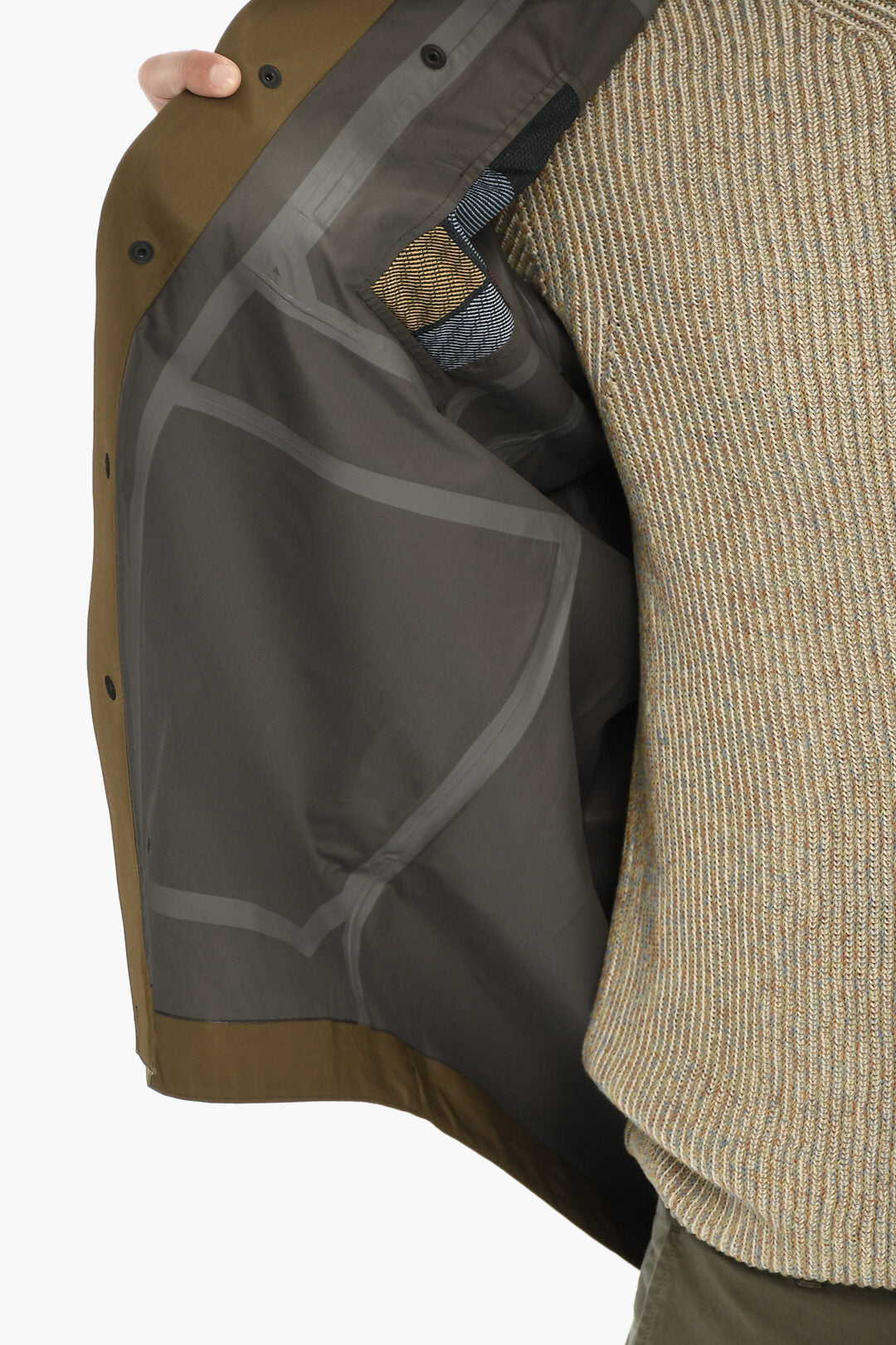Woolrich 0850~Gore-Tex Overshirt in Solid Color, view 2