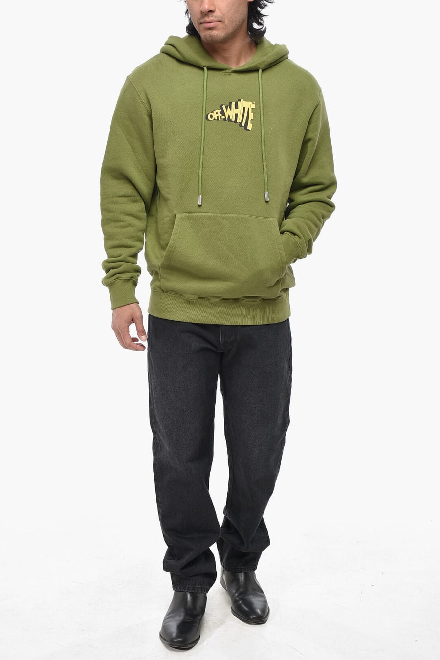 Off-White 0850~Hoodie CARTOON ARROW With Print, view 2