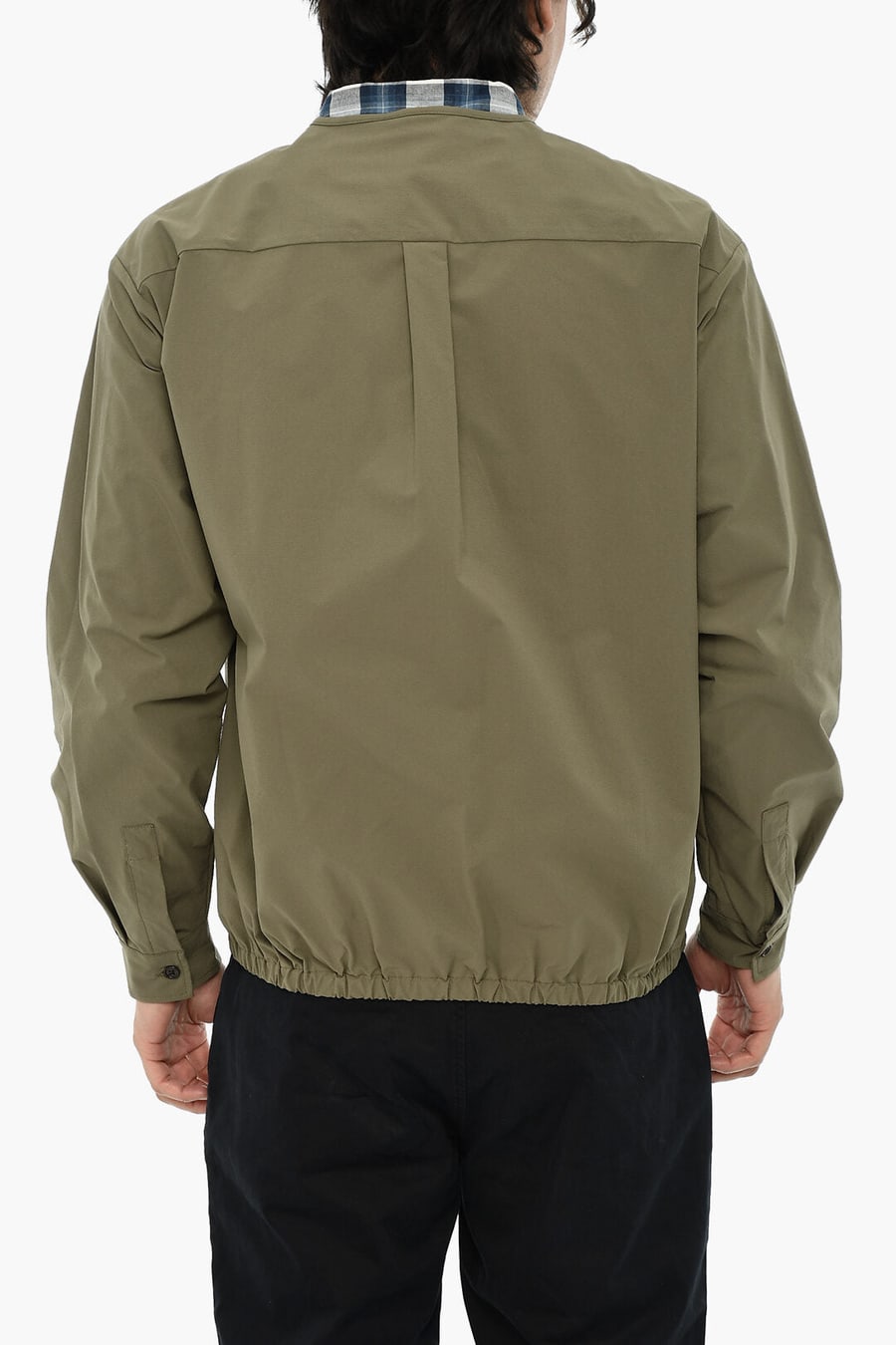 Woolrich 0850~Solid Overshirt HIGH AERATION with Front Button Closure, view 2