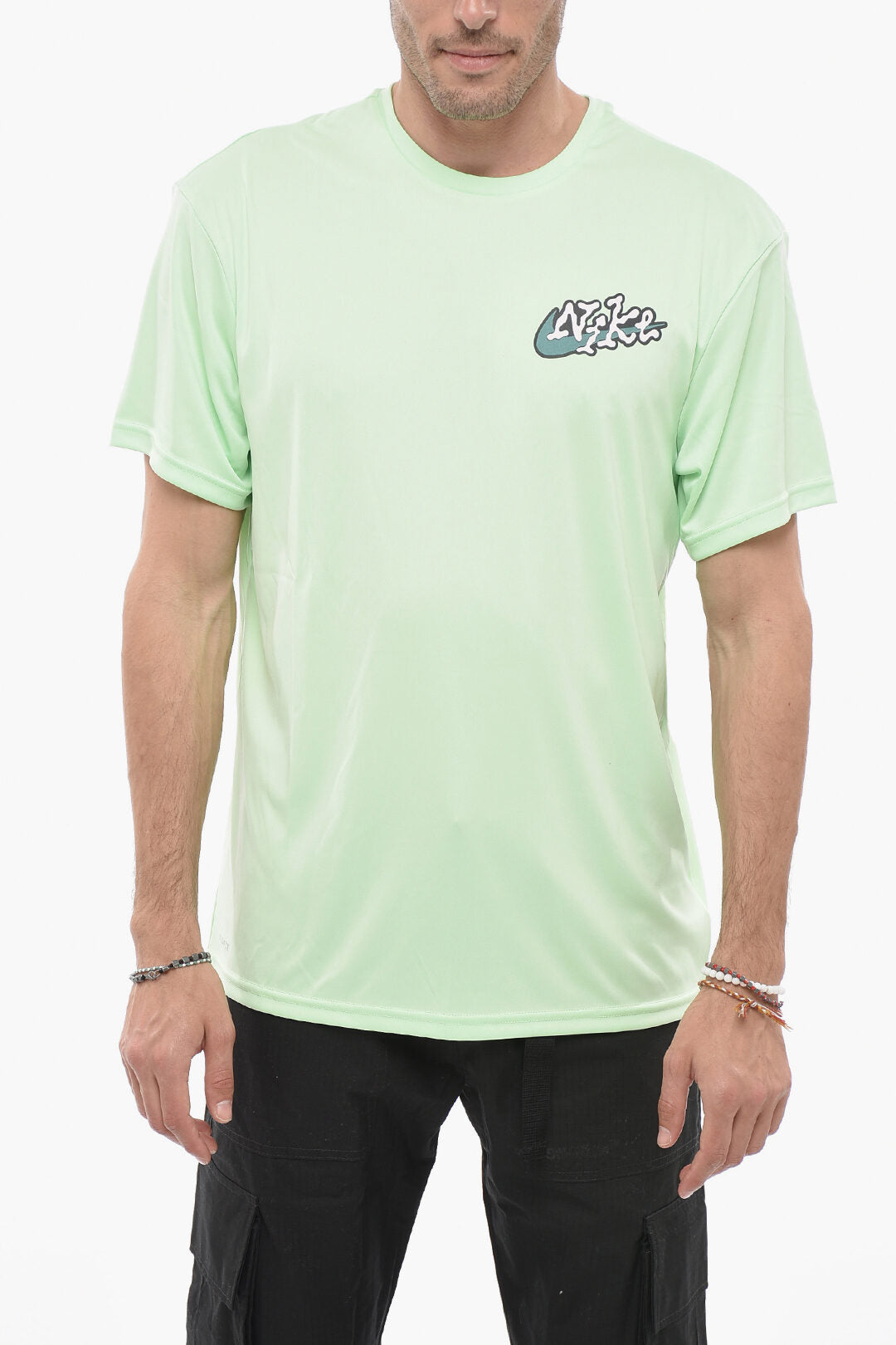 Nike 0850~SWIM Crewneck Dri-fit T-Shirt with Patch