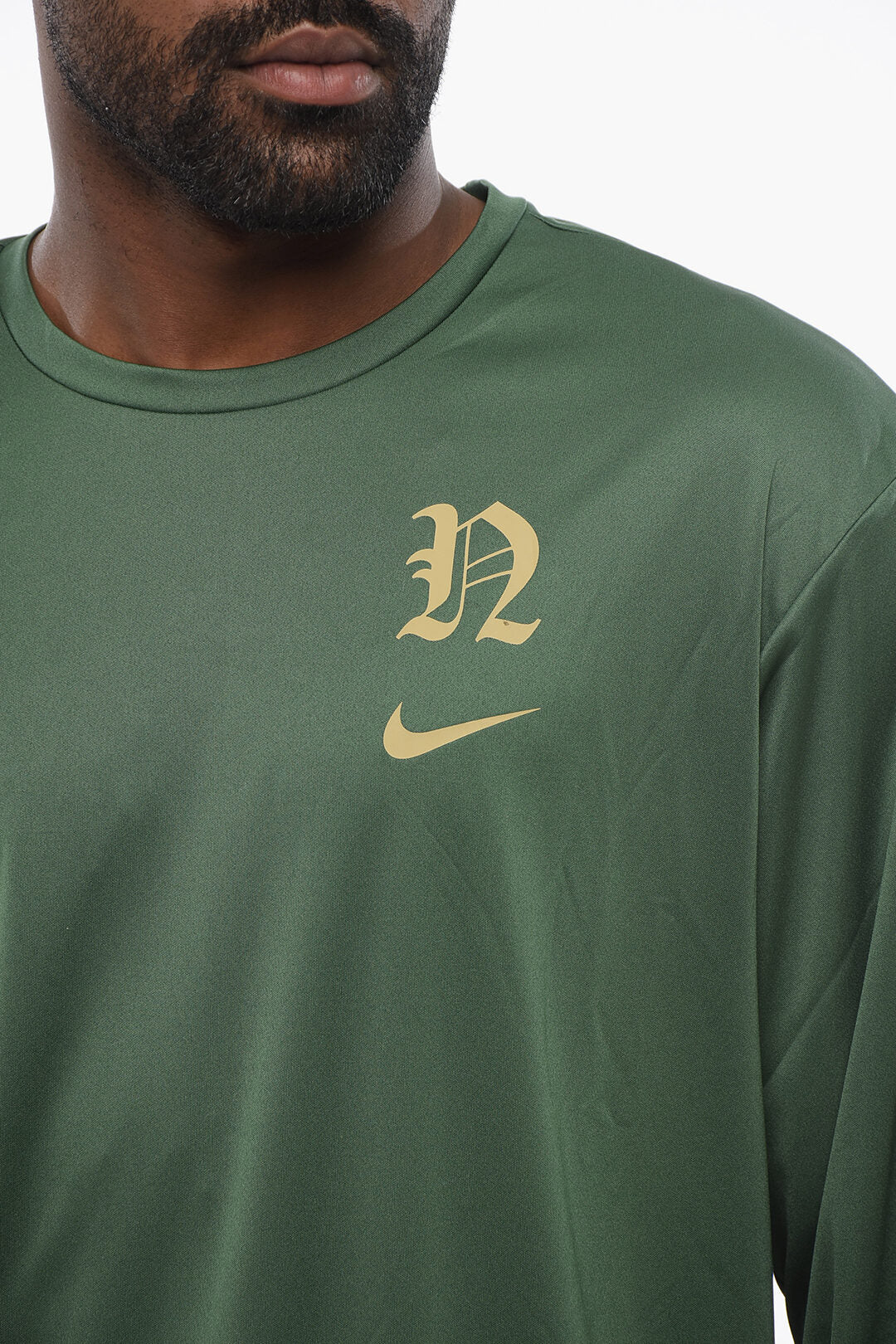 Nike 0850~SWIM Crewneck T-Shirt Dri-Fit Long-Sleeve, view 2
