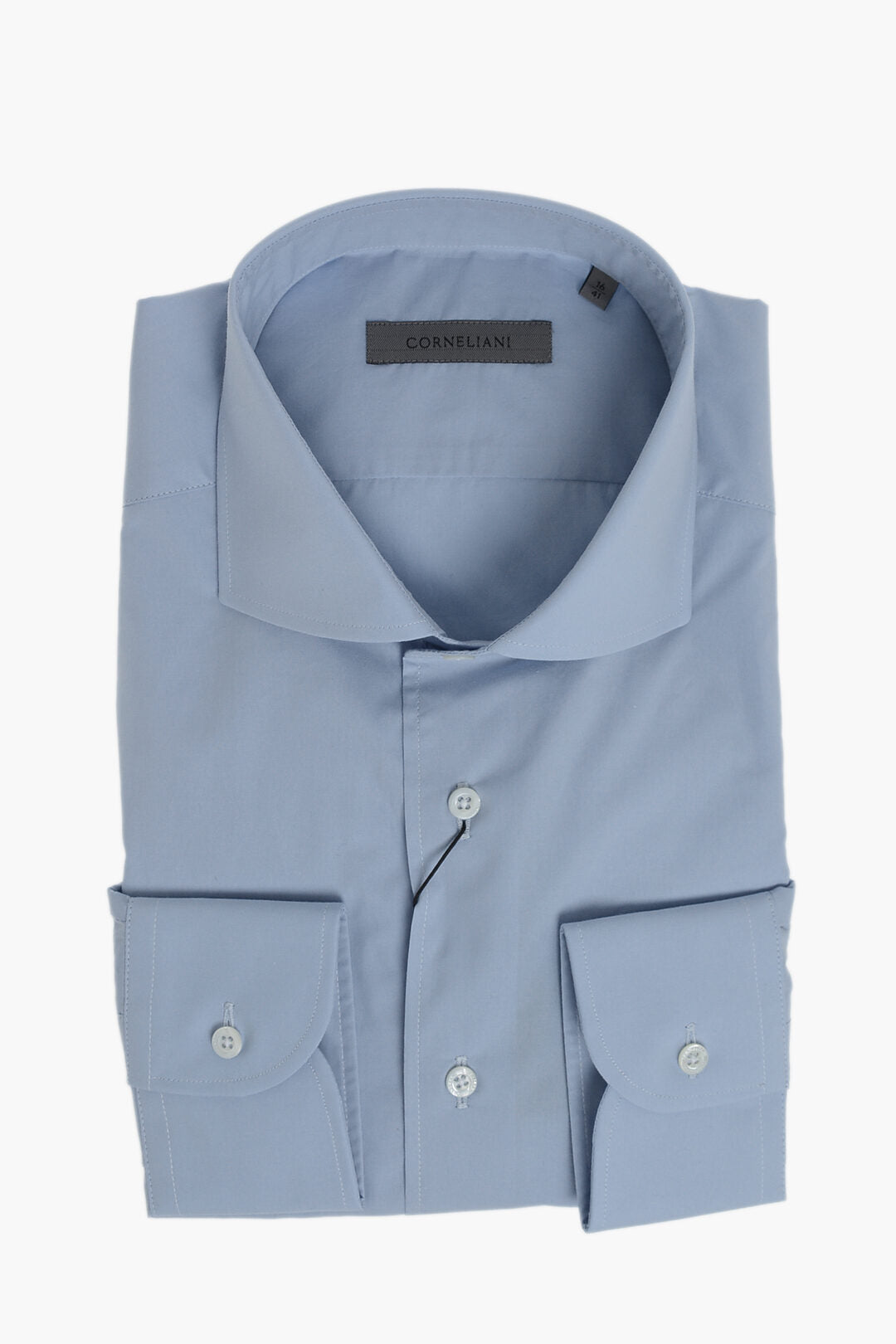 Corneliani 0950~Cotton Shirt With French Collar