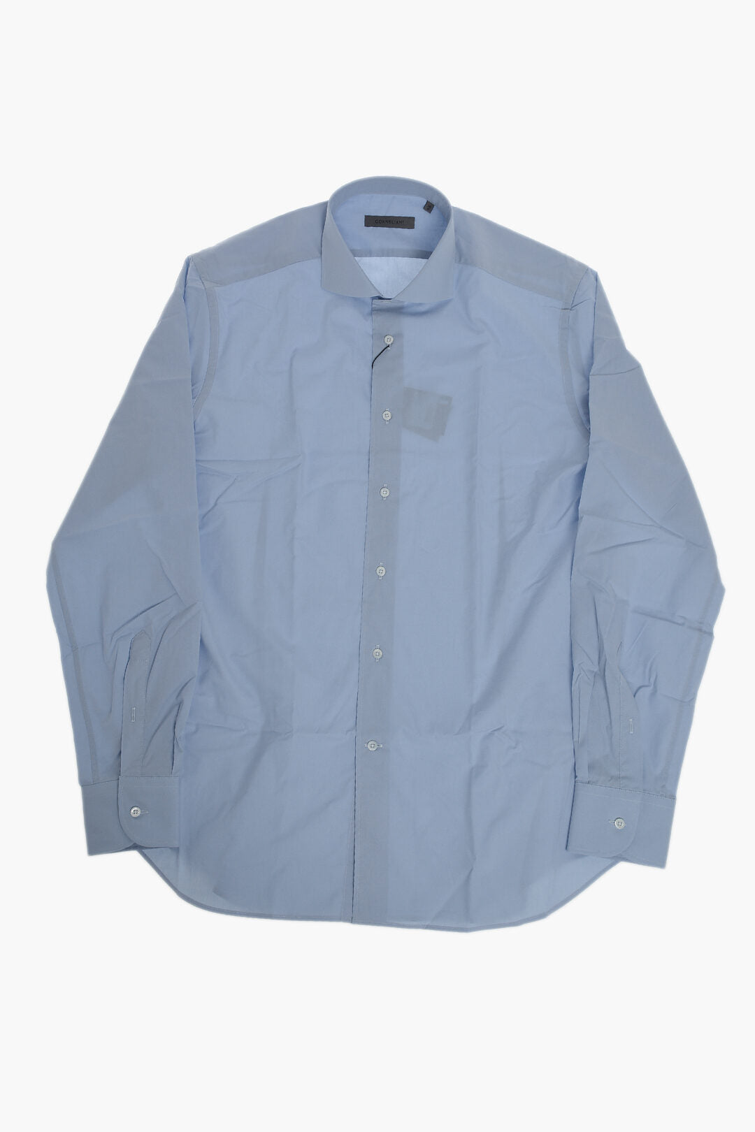 Corneliani 0950~Cotton Shirt With French Collar, view 2