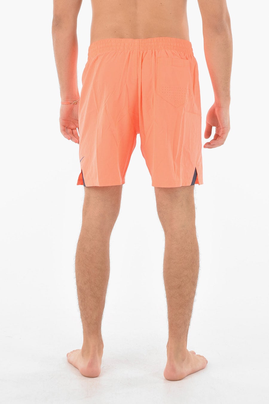 Nike 0950~Solid-Color Boxer Swim Trunks, view 2