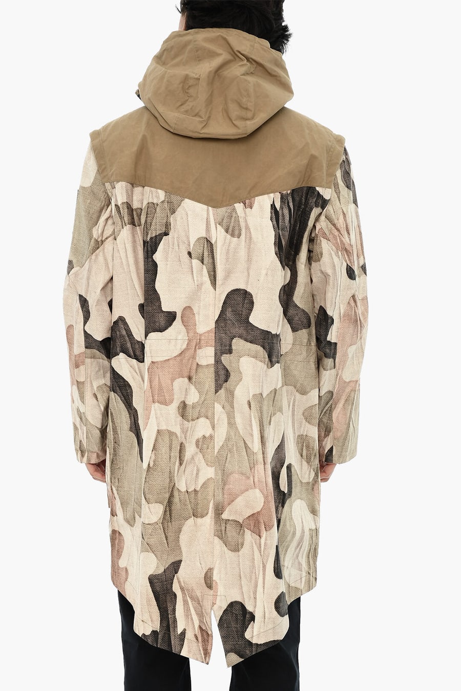Woolrich 1250~GRIFFIN Patterned Parka LOVELAND FISHTAIL with Removable Sleeves, view 2