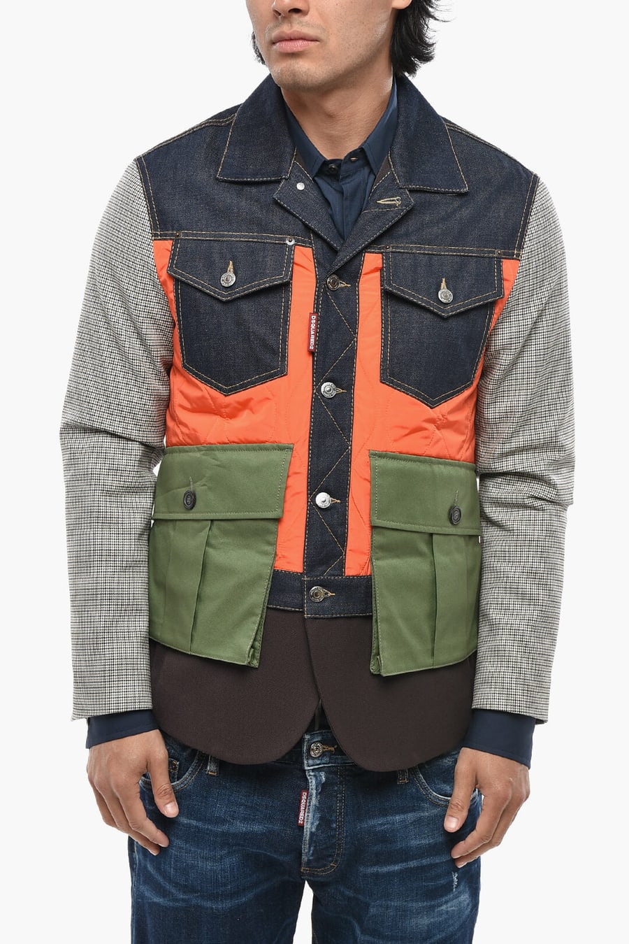 Dsquared2 1250~Multimaterial Blazer MIX