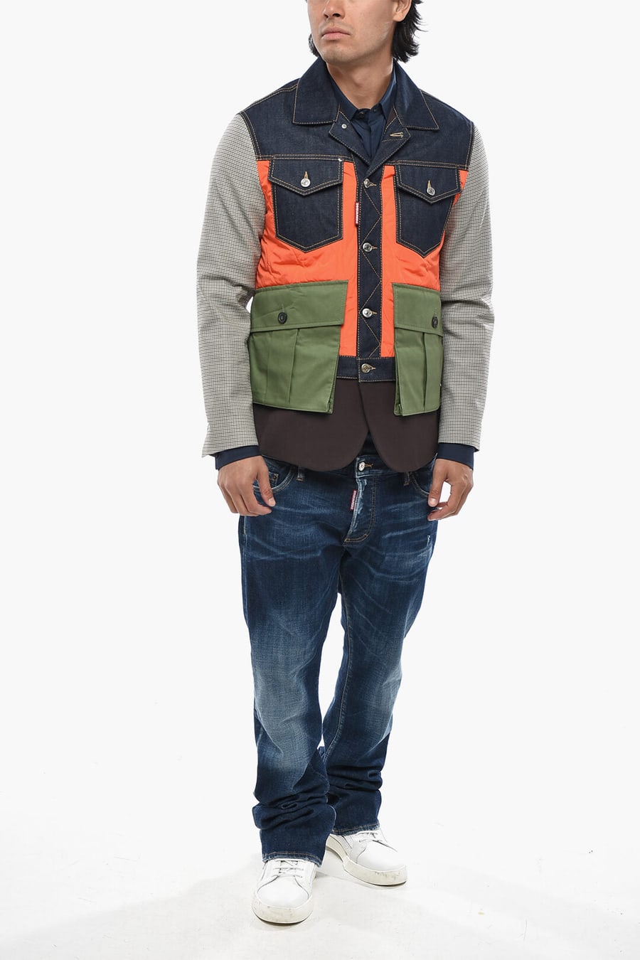 Dsquared2 1250~Multimaterial Blazer MIX, view 4