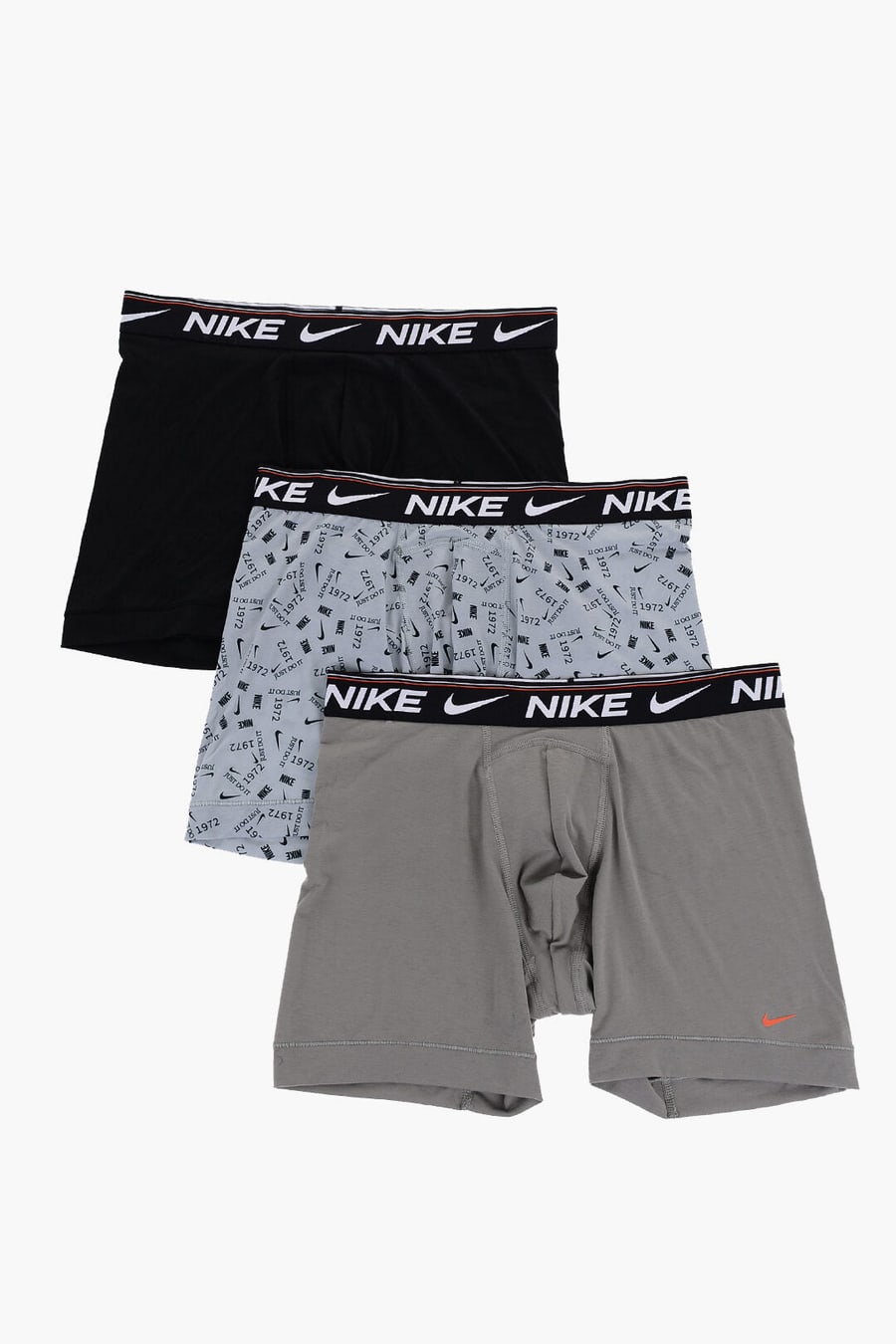 Nike 1250~Set of 3 Dri-Fit Boxers with Logo Elastic Waistband