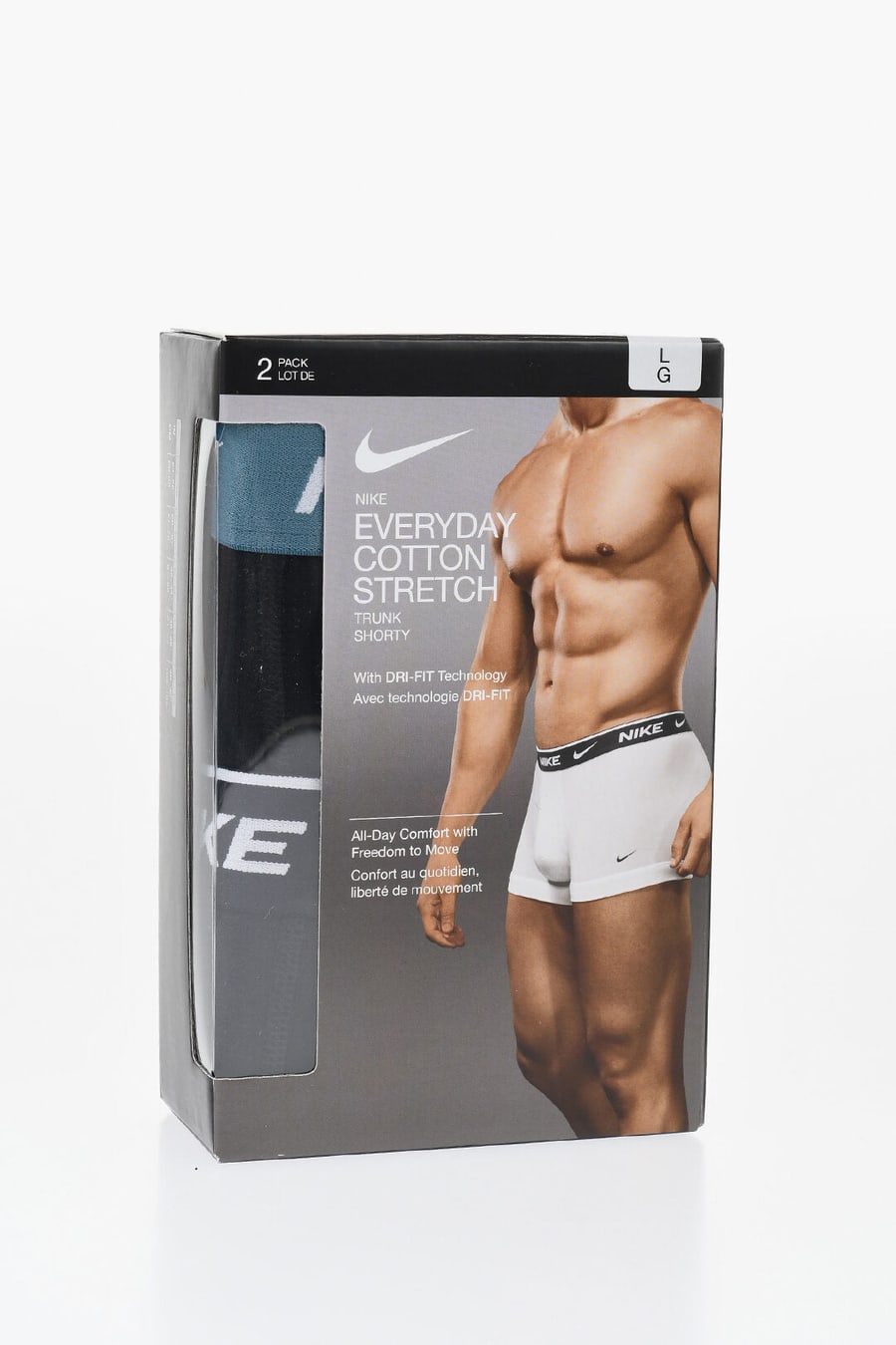 Nike 1500~2-Pack Stretch Cotton Dri-Fit Boxers