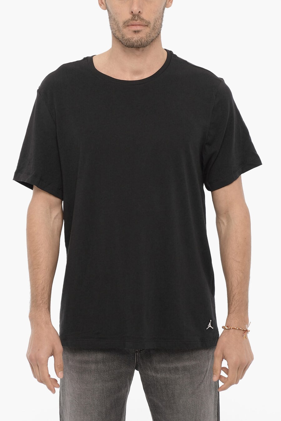 Nike 1500~AIR JORDAN Set of 2 Stretch Cotton Crewneck T-Shirts