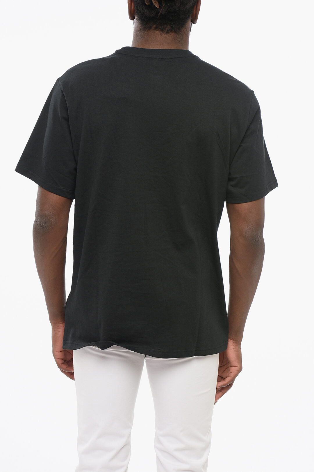 Converse 1500~ALL STAR CHUCK TAYLOR Cotton Crewneck T-Shirt with Contrast Logo Print