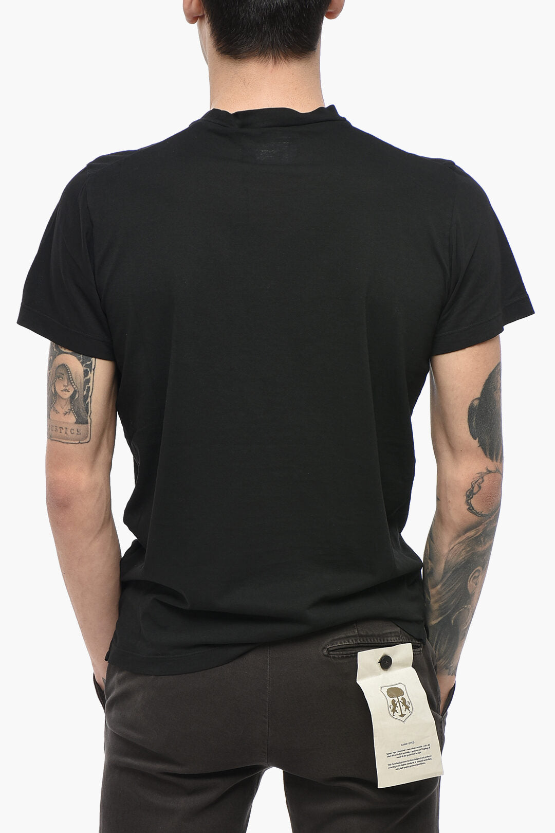 Dsquared2 1500~Cigarette-Fit Cotton T-Shirt With Embossed Logo, view 2