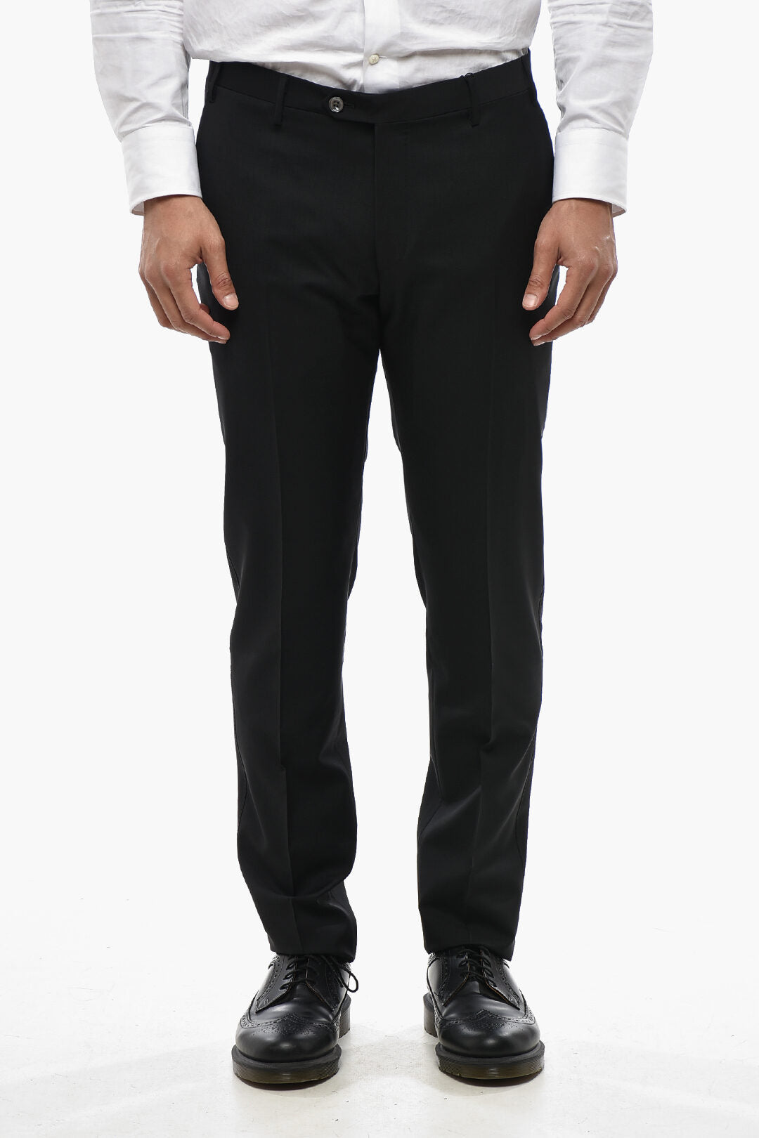 Corneliani 1500~CODE Mohair-Blend 4-Pocket Trousers