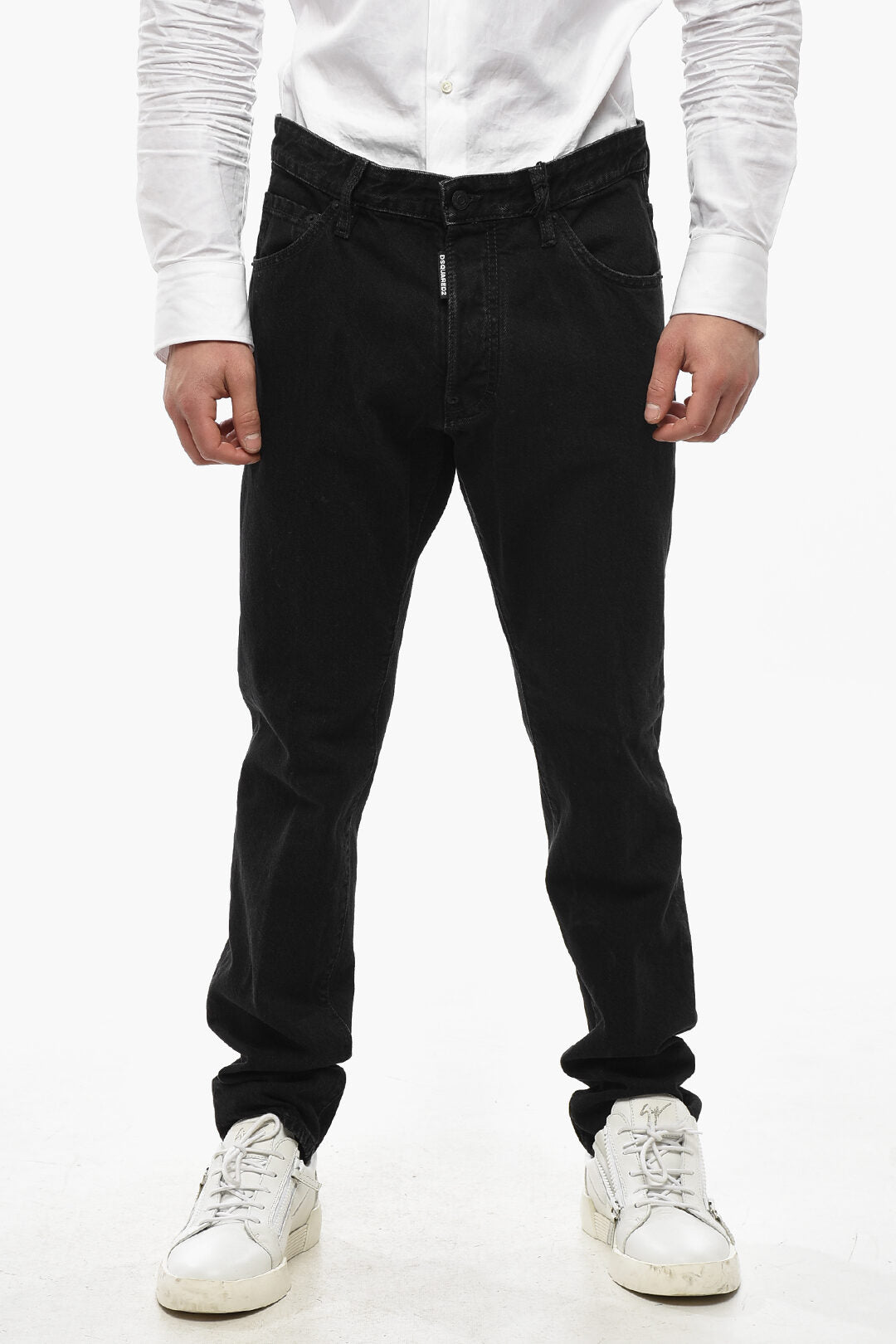 Dsquared2 1500~Cool Guy Fit Jeans with 17cm Leather Pocket