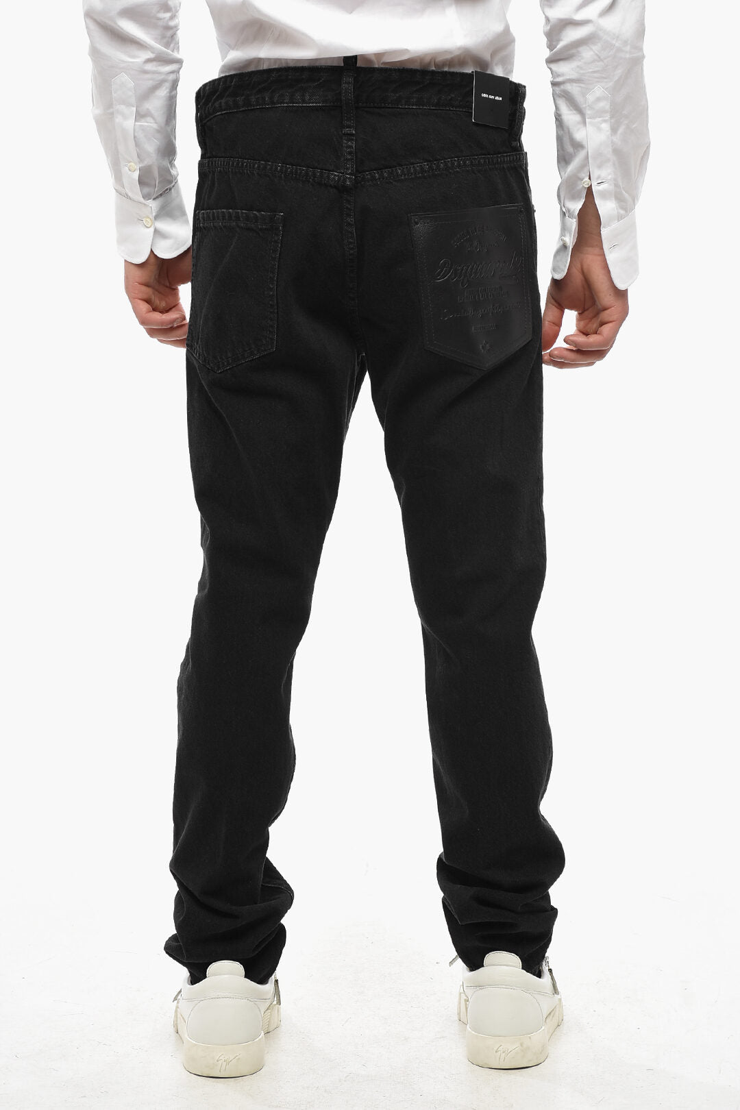 Dsquared2 1500~Cool Guy Fit Jeans with 17cm Leather Pocket, view 2