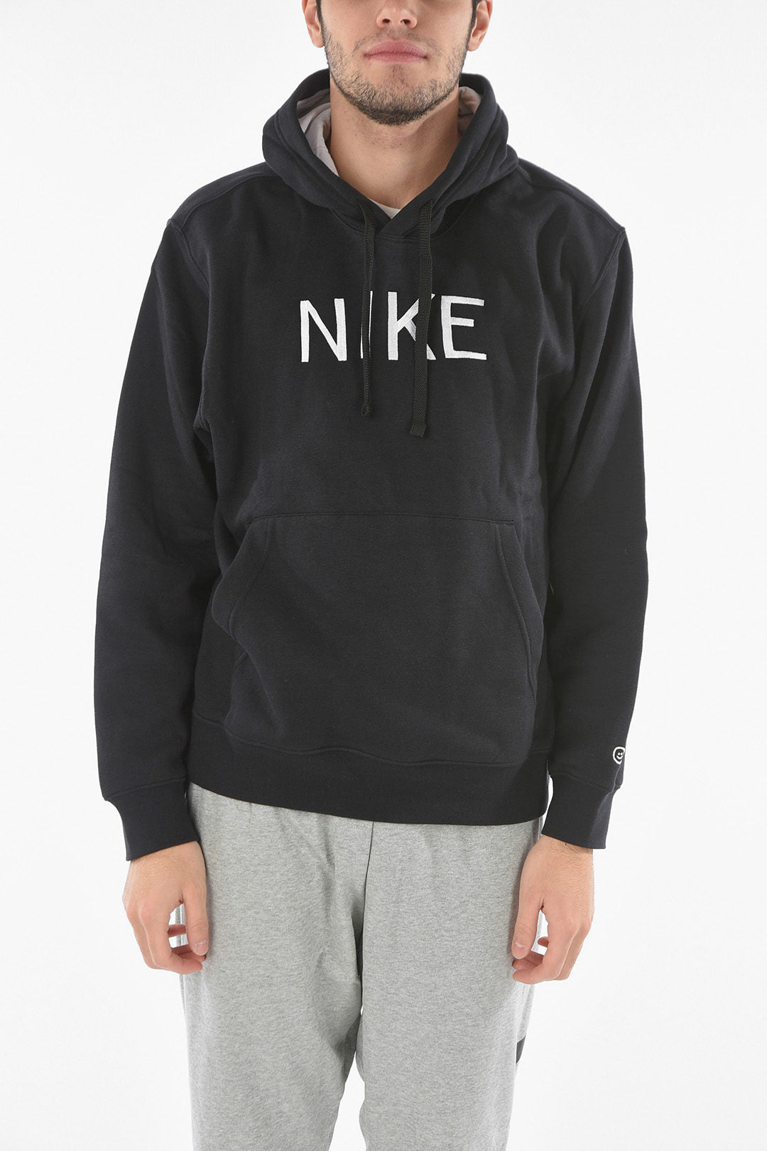 Nike 1500~Hooded Cotton Fleece Sweatshirt with Embroidered Logo