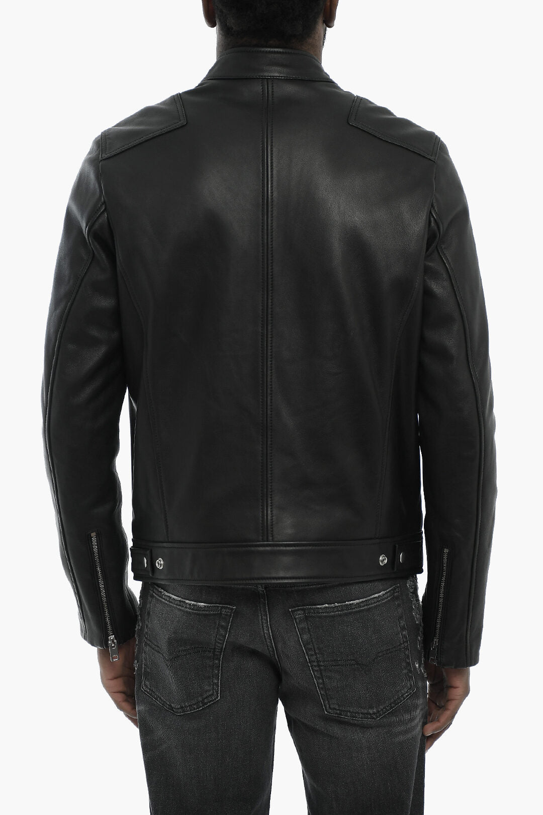 Diesel 1500~Leather Jacket L-BOY-R, view 2