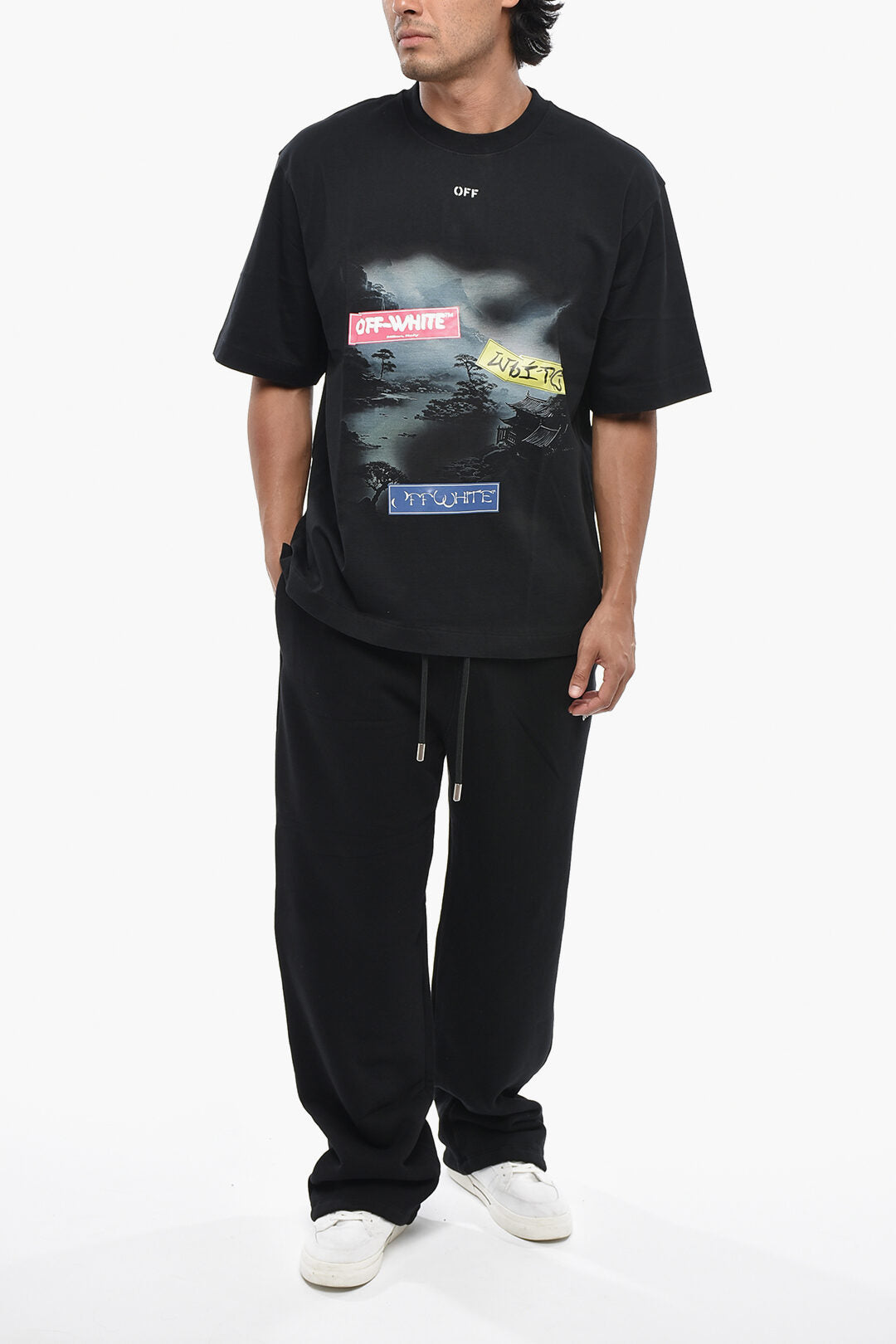 Off-White 1500~Printed Crewneck T-Shirt, view 2