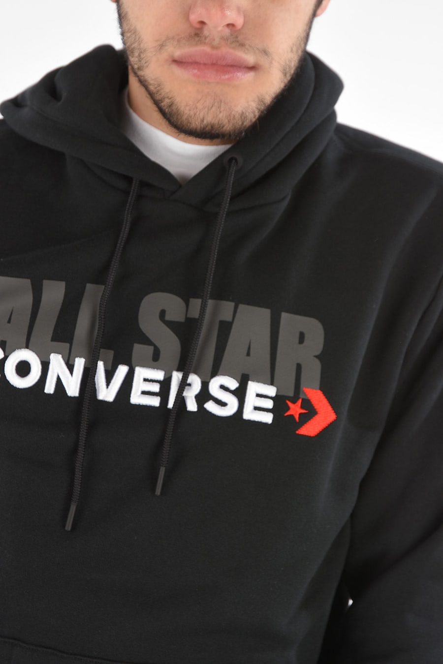 Converse 1500~Printed Hooded Sweatshirt, view 3