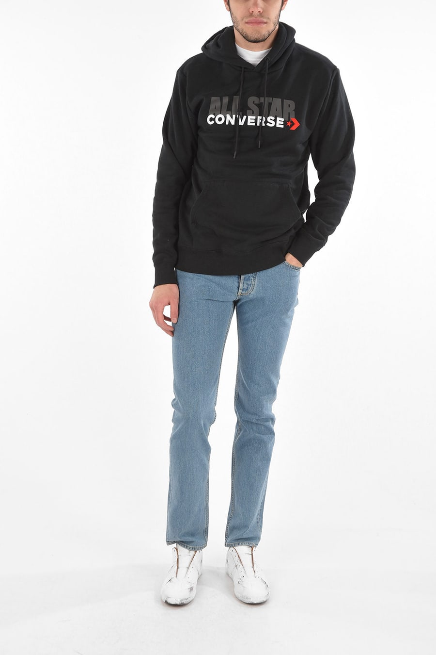 Converse 1500~Printed Hooded Sweatshirt, view 4