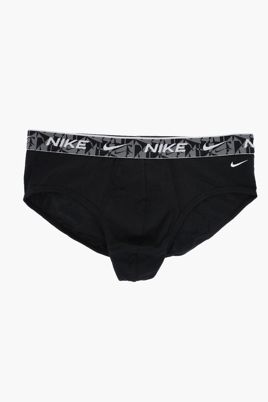 Nike 1500~Set of 3 Pairs of Stretch Cotton Briefs with Branded Elastic Waistband, view 3