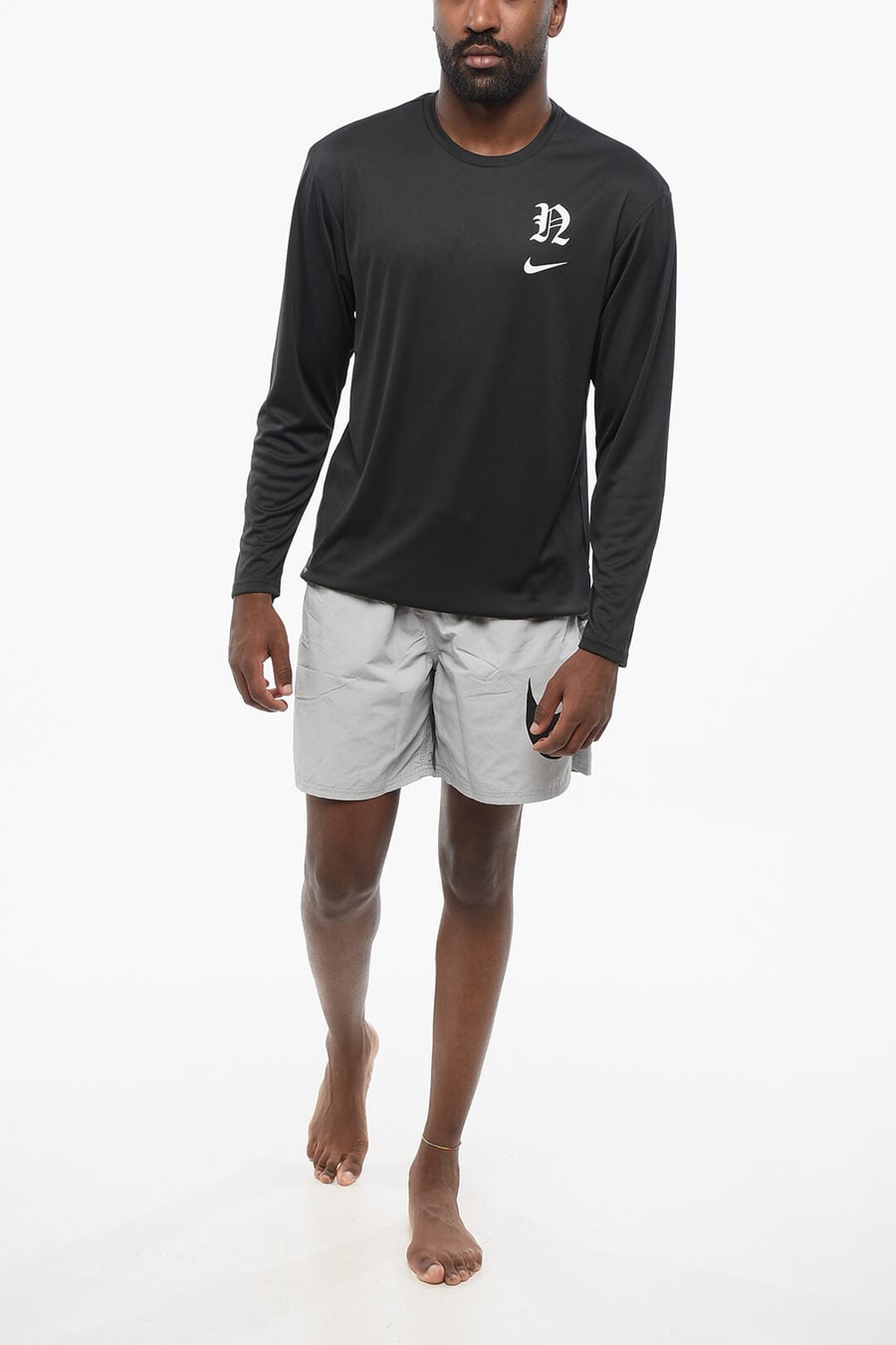 Nike 1500~SWIM Crewneck T-Shirt HYDROGUA Dri-Fit Long-Sleeve, view 3