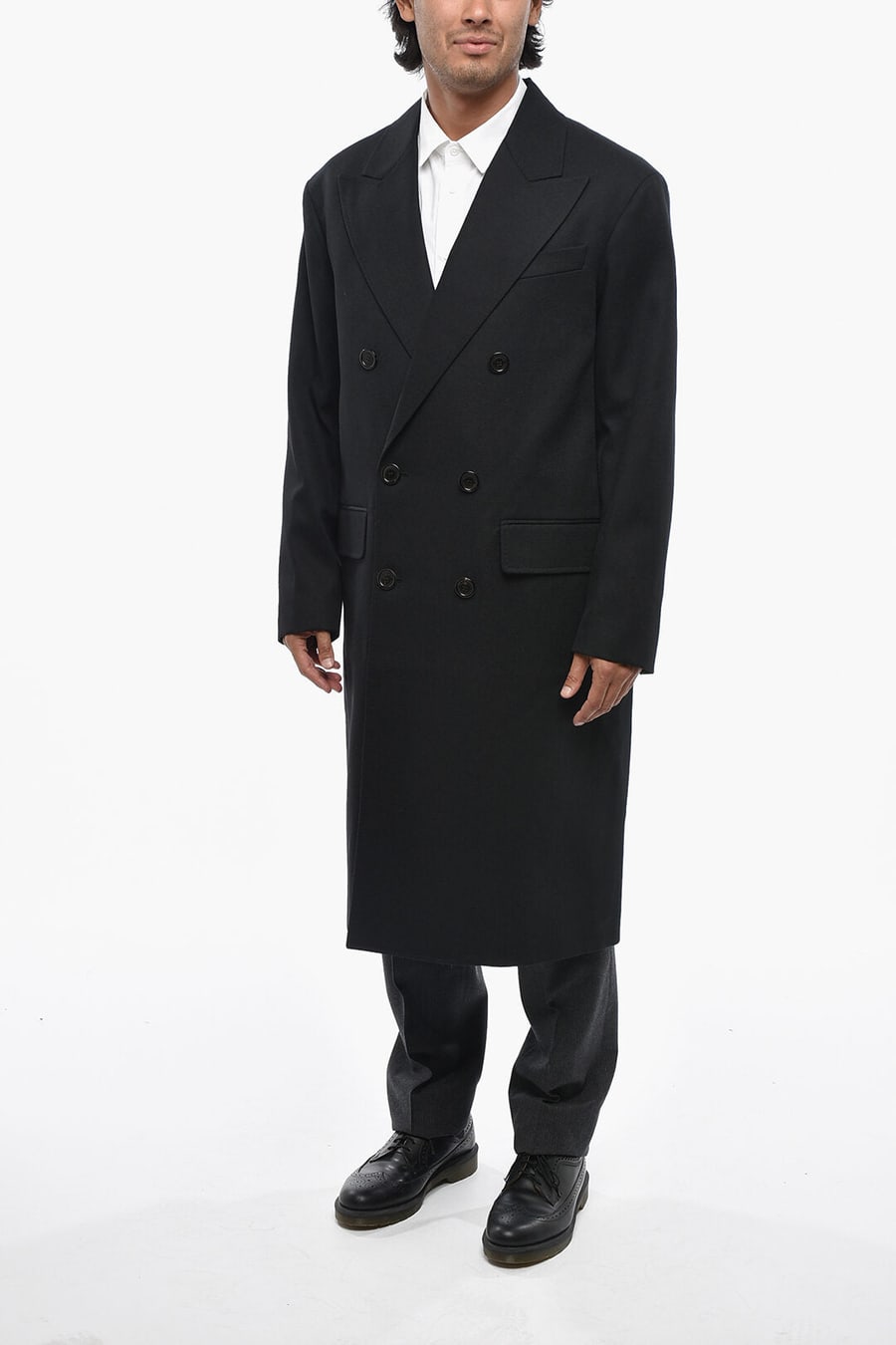 Dsquared2 1500~Virgin Wool Double-Breasted Coat