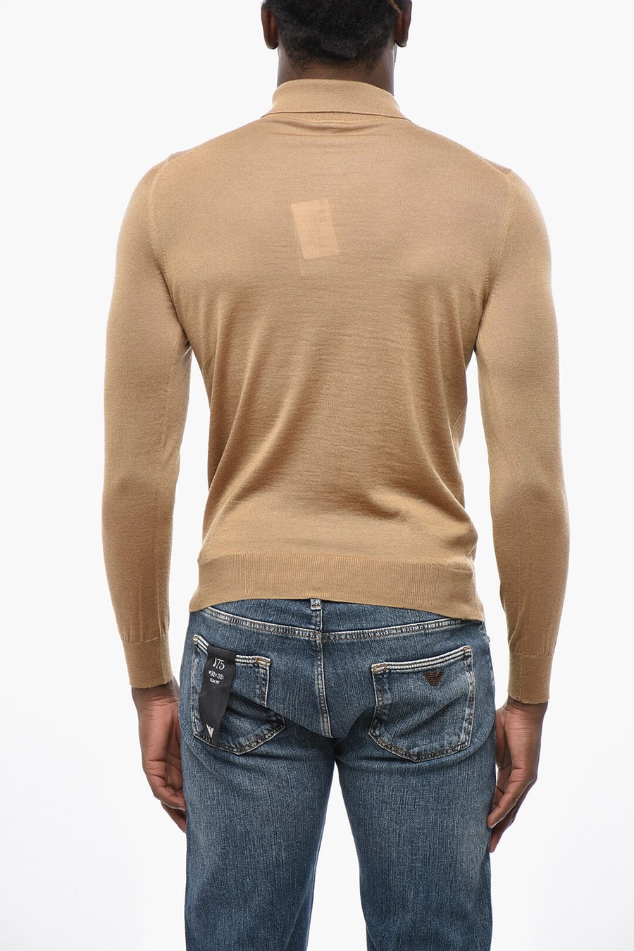 Malo 2405~Cashmere Polo-Collar Sweater, view 2
