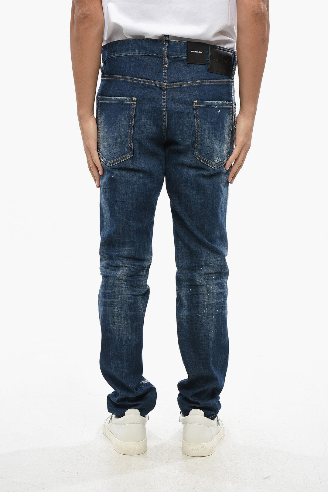 Dsquared2 2405~Denim Stretch Vintage-Effect Jeans COOL GUY 17cm, view 2