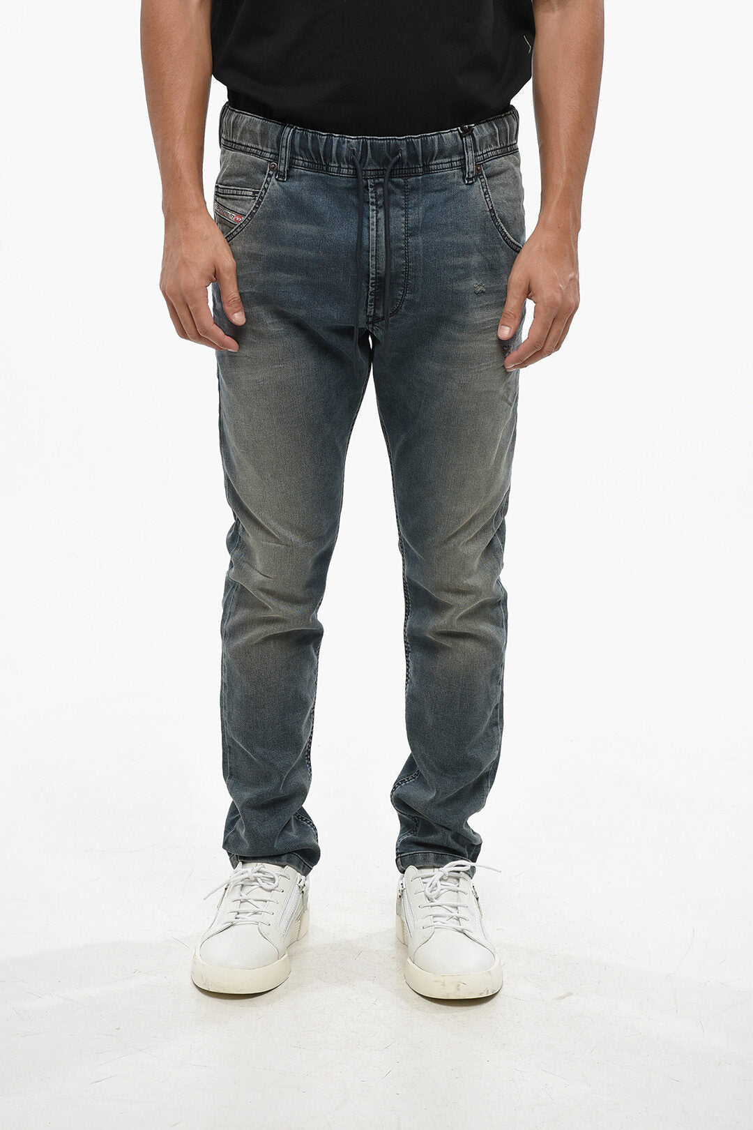 Diesel 2405~JOGGJEANS Stretch Jeans D-KROOLEY with 16cm Drawstring