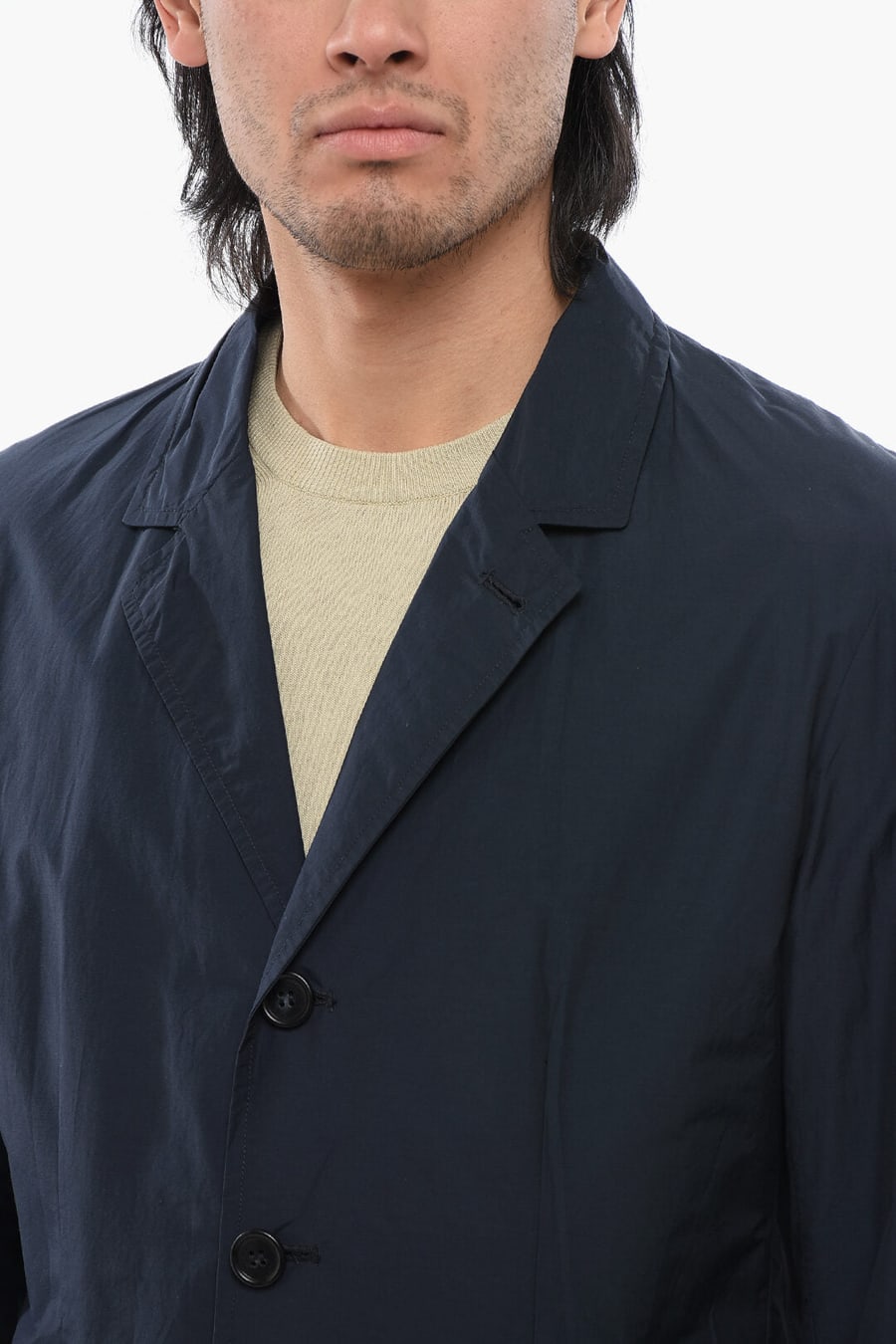 Woolrich 2405~Single-Breasted Blazer With Patch Pockets