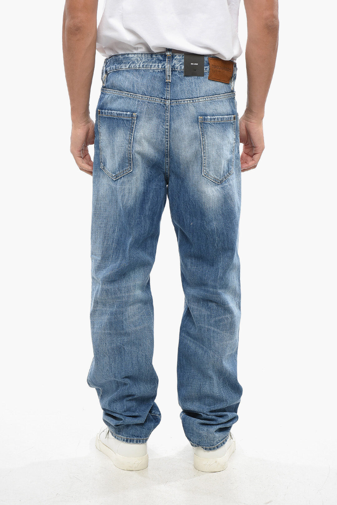 Dsquared2 2405~Stonewashed Jeans 642 Straight Leg 20cm, view 2