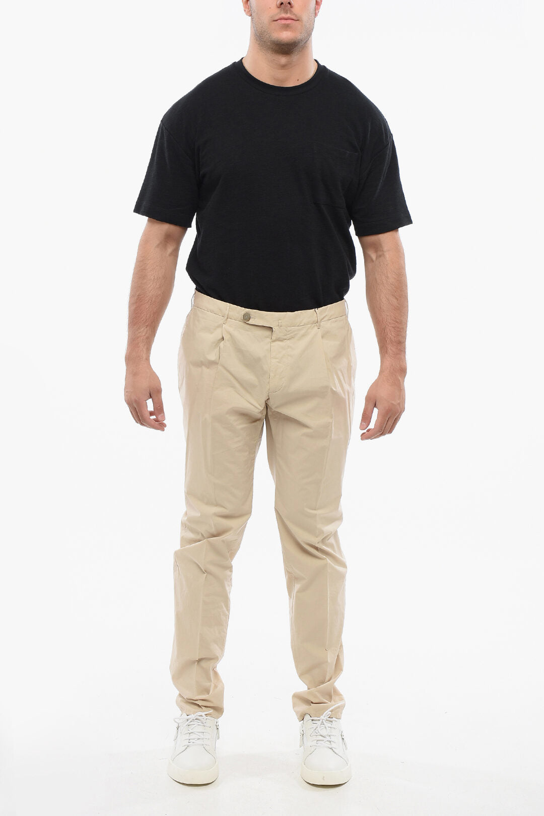 Corneliani 2500~ID Stretch Cotton Chino Pants, view 2