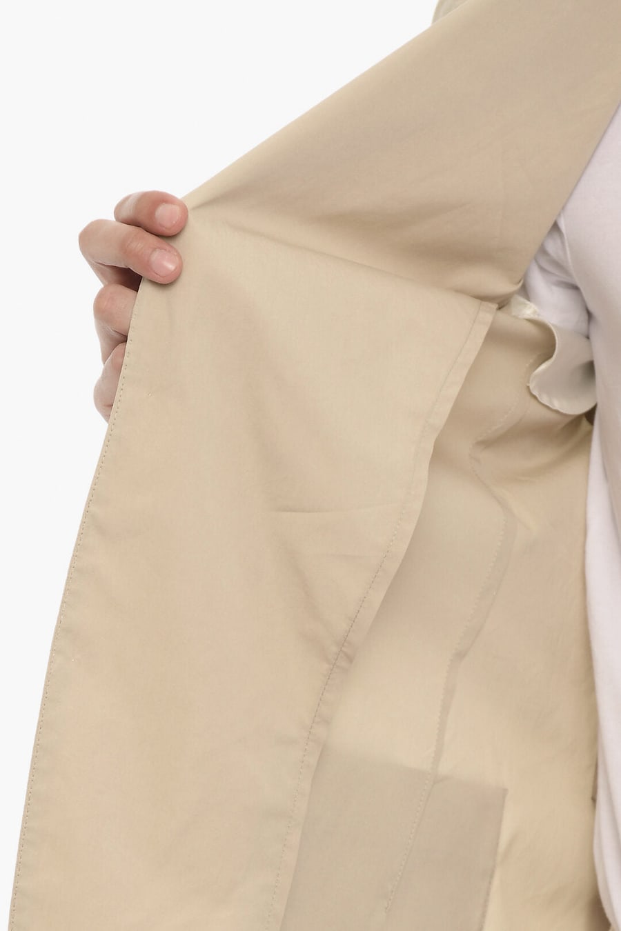 Corneliani 2500~Two-Button Cotton and Silk Jacket with Patch Pockets, view 2