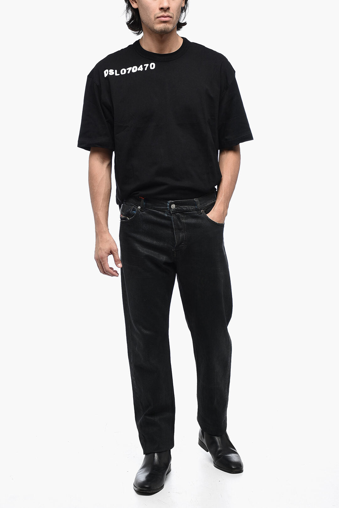 Diesel 3500~Jeans 1995-S1 with 19cm Distressed Detail, view 2