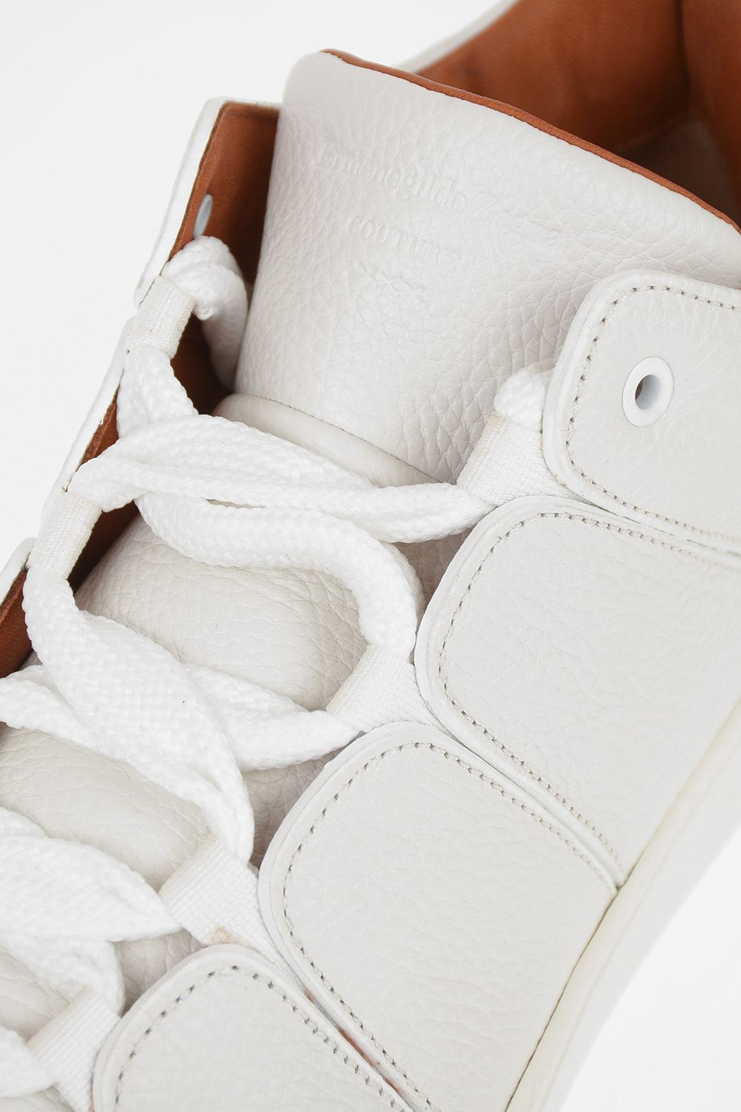 Ermenegildo Zegna 0405~COUTURE Leather Sneakers TIZIANO