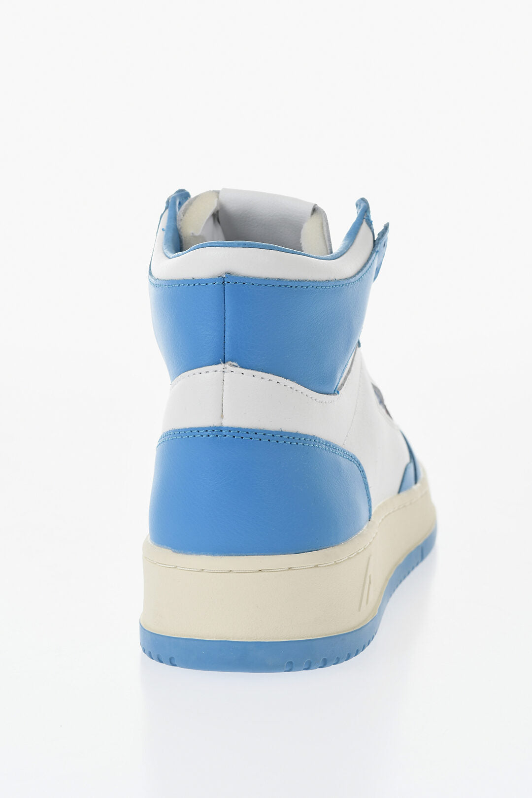 Autry 0405~High-Top Bicolor Leather Sneakers, view 2