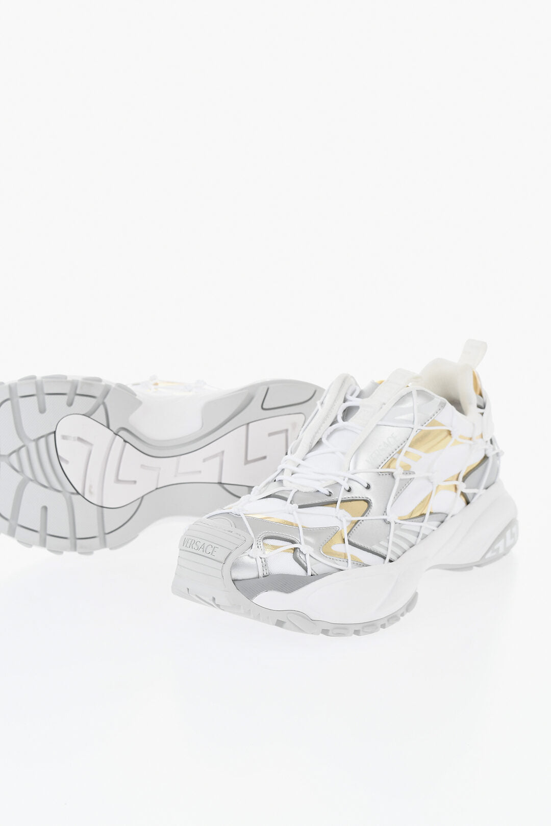 Versace 0405~Low-Top Sneakers MERCURY With Mesh Details