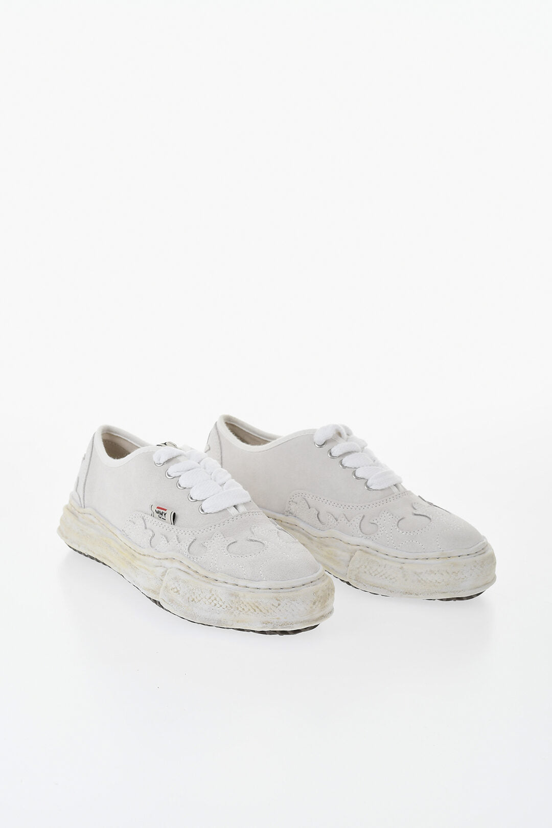 Mihara Yasuhiro 0500~MAISON Suede Low-Top Sneakers With Tonal Details
