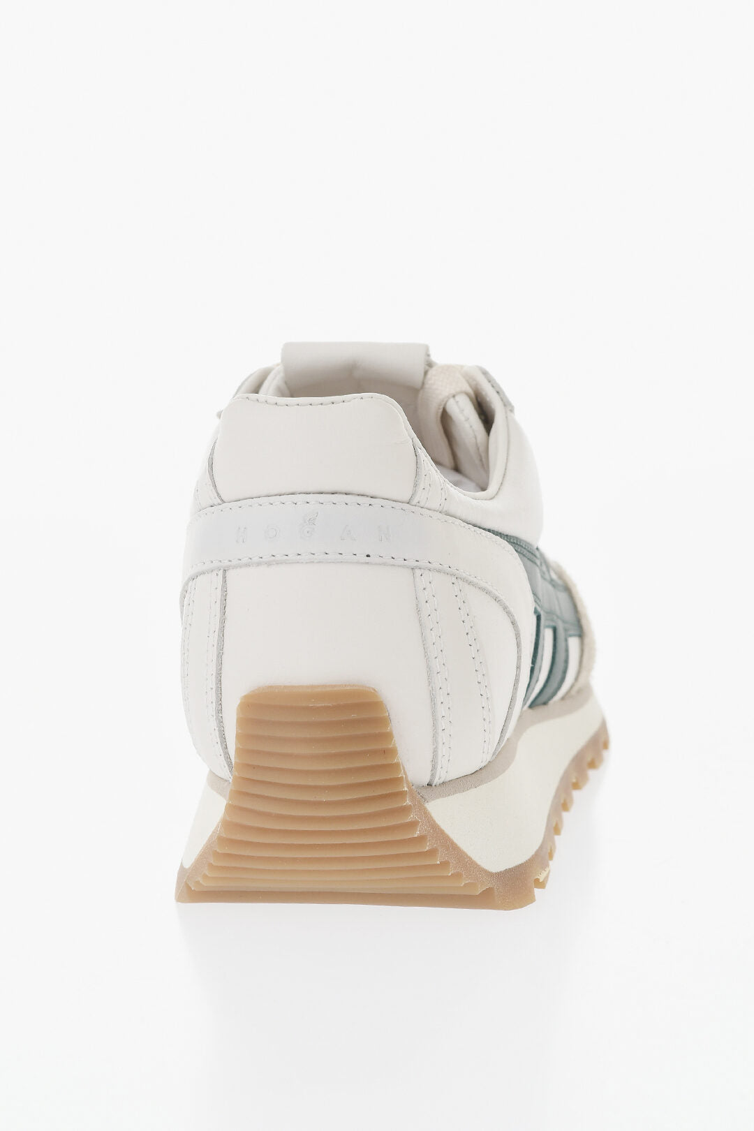 Hogan 0500~Suede And Leather Low-Top Color-Block Sneakers