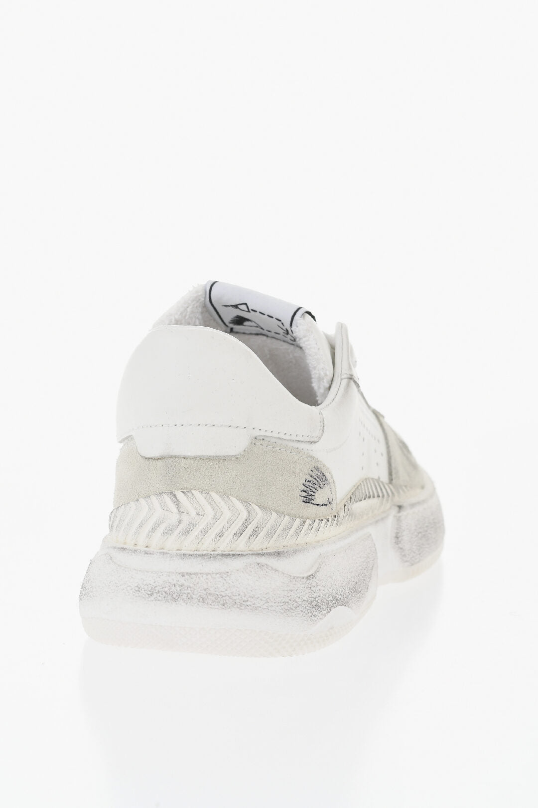 Trypee 0500~Suede Low-Top Sneakers With Vintage Effect, view 2