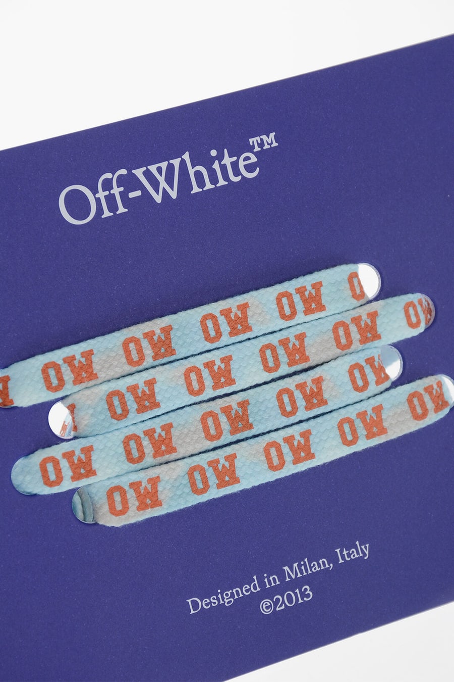 Off-White 0550~All-Over Monogram Shoelaces, view 2