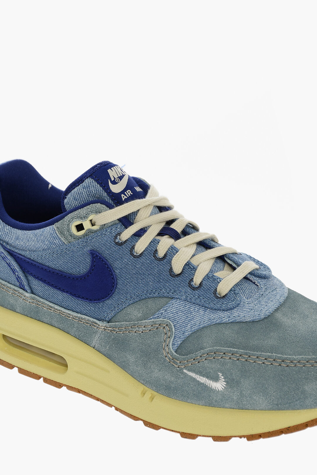 Nike 0750~Low-Top Sneakers AIR MAX 1 PRM With Contrast Stitching