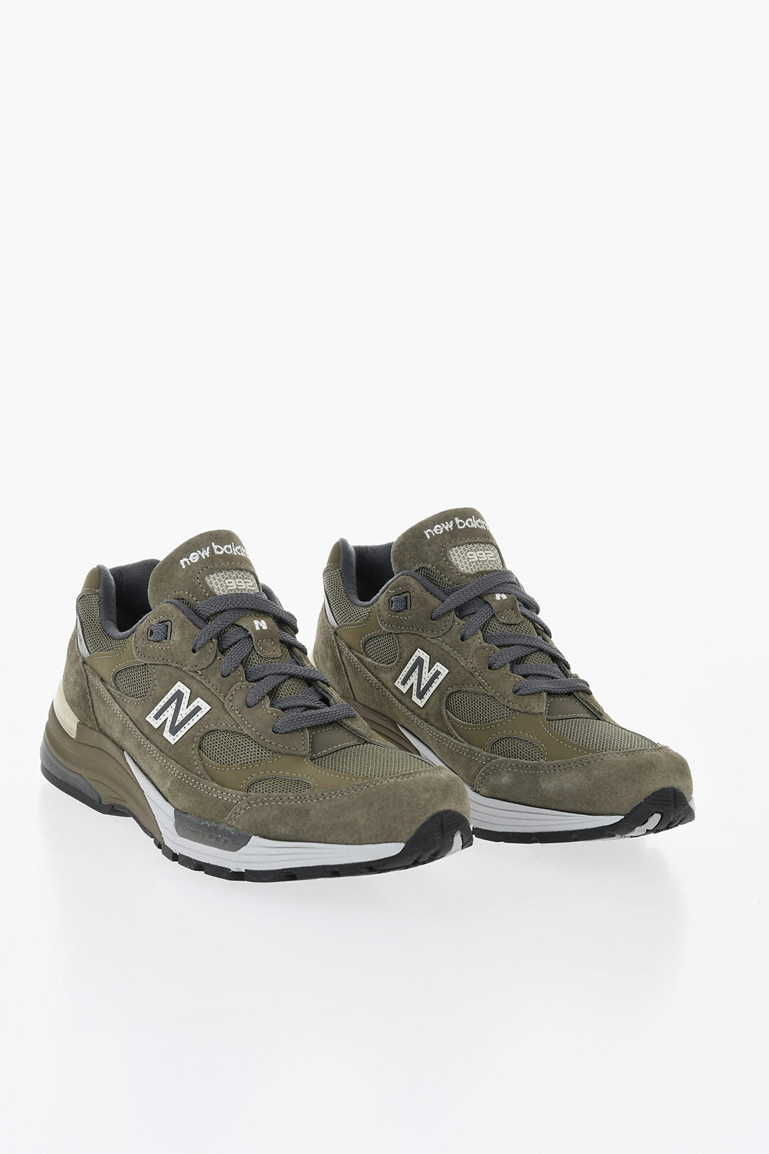 New Balance 0850~Low Suede And Mesh Sneakers With Monogram