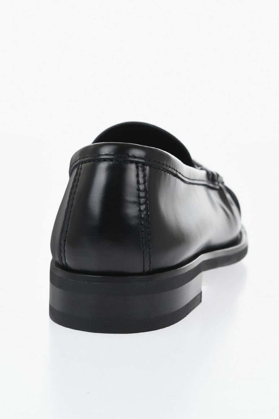 Prada 1500~Brushed Leather Loafers, view 2